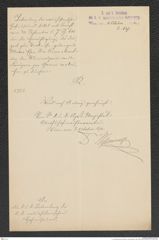 k.k. naturhistorisches Hofmuseum, Intendanzakten 1885-1896 (Hauer), Aktenzahl Z.617/1892, Seite 1